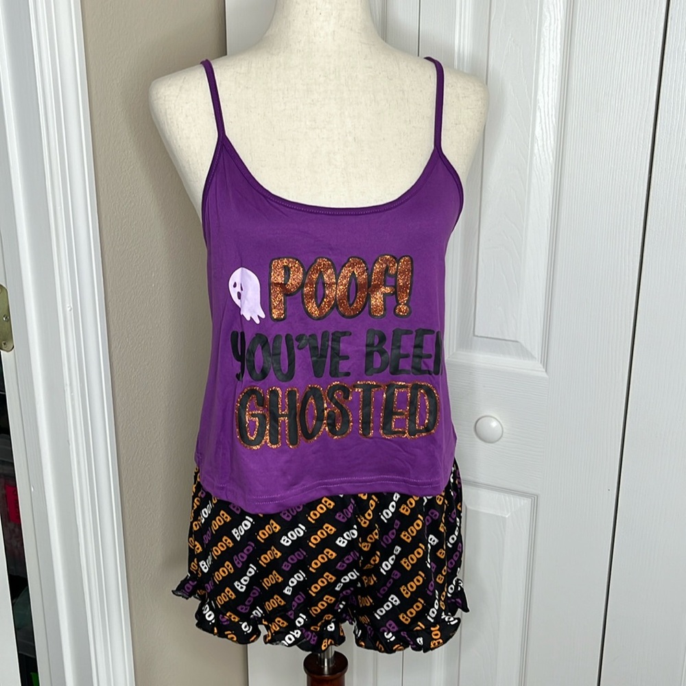 POOF! YOU’VE BEEN GHOSTED PAJAMA SET NWT😂